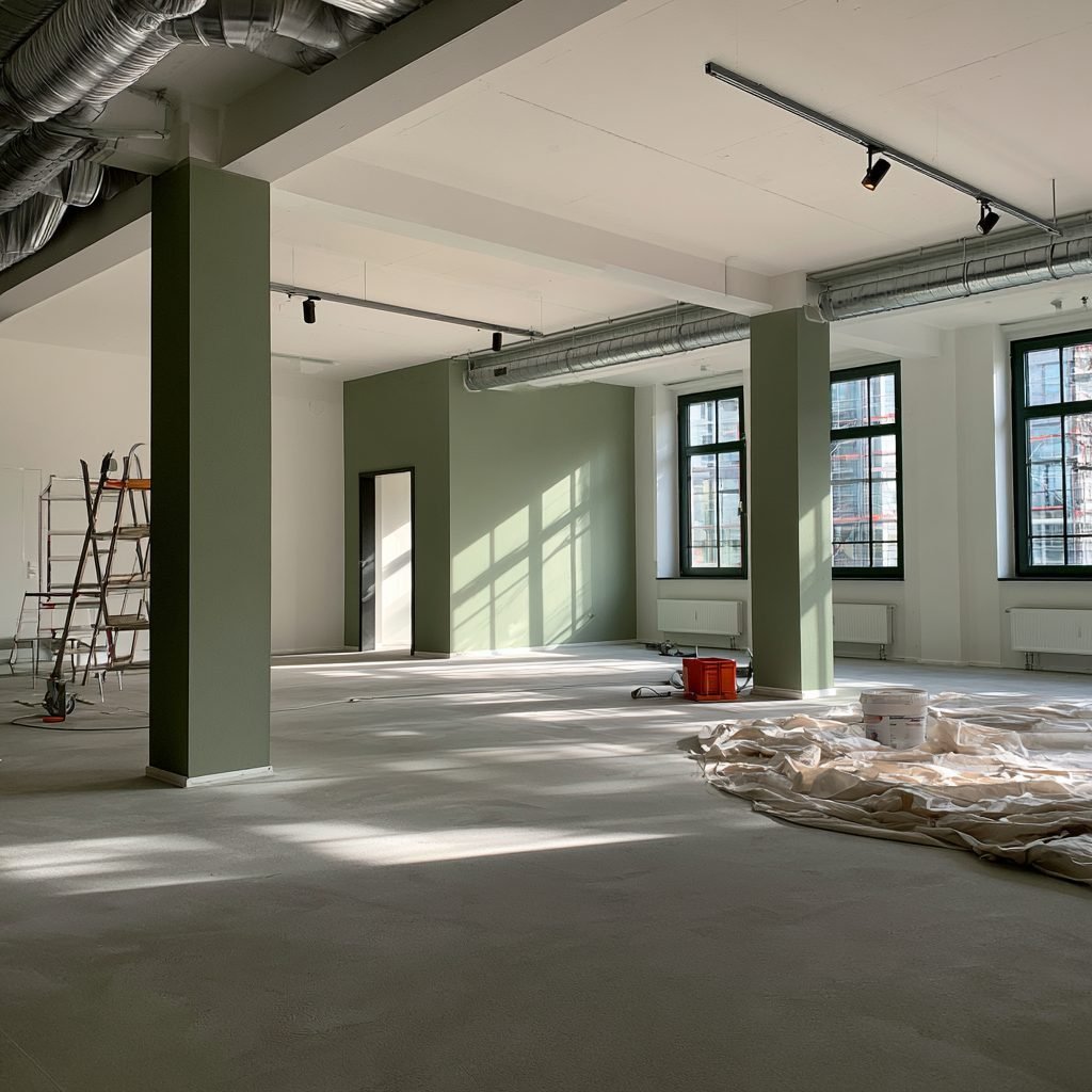 Commercial painting project in Auburndale, Florida: Main Street office suite